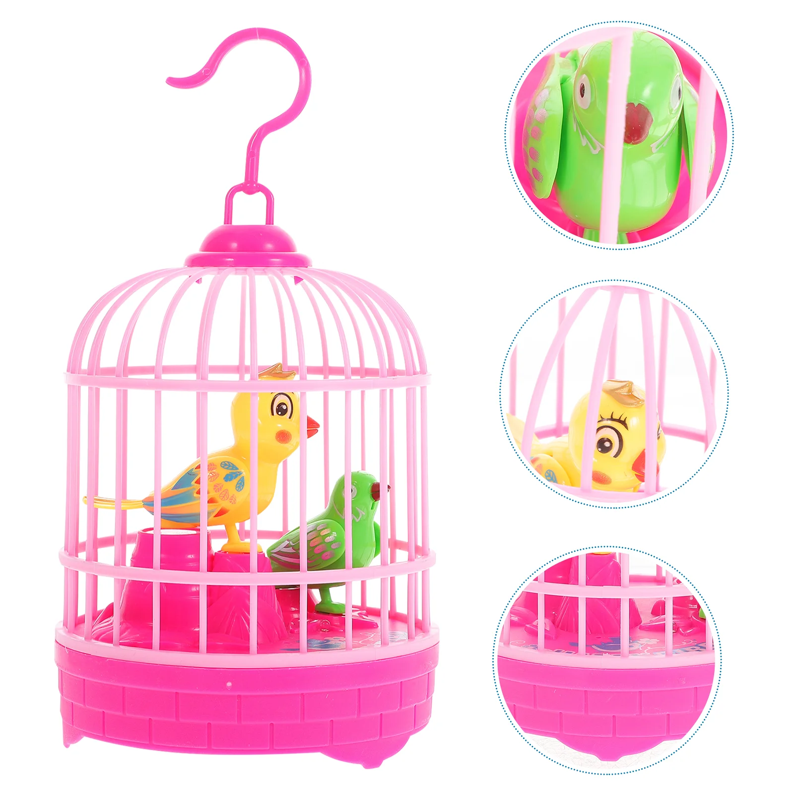 

Cage Birdparrot Voice Kids Birds Sensor S Electric Simulation Imitation Control Pets Singing Chirping Fluttering Live