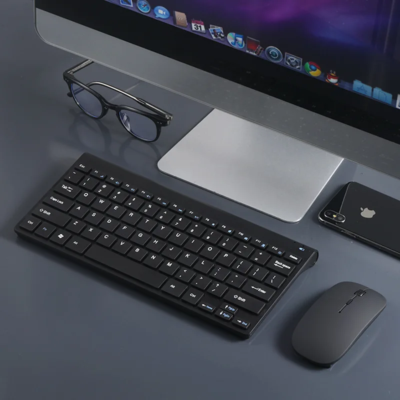 Xiaomi Teclado sem Fio e Mouse Combinação Bluetooth 78 Teclas Teclado e Portátil sem Fio para Windows pc Ipad Gamer Acessórios - Imagem 6
