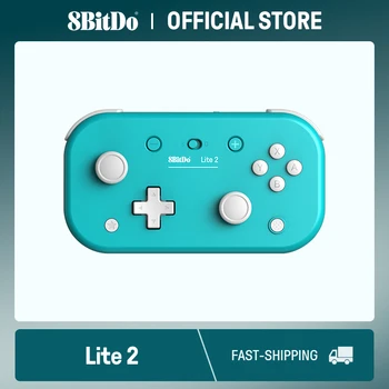 8BitDo - Lite 2 블루투스 게임패드, 닌텐도 스위치 라이트 안드로이드 라즈베리 파이 호환
