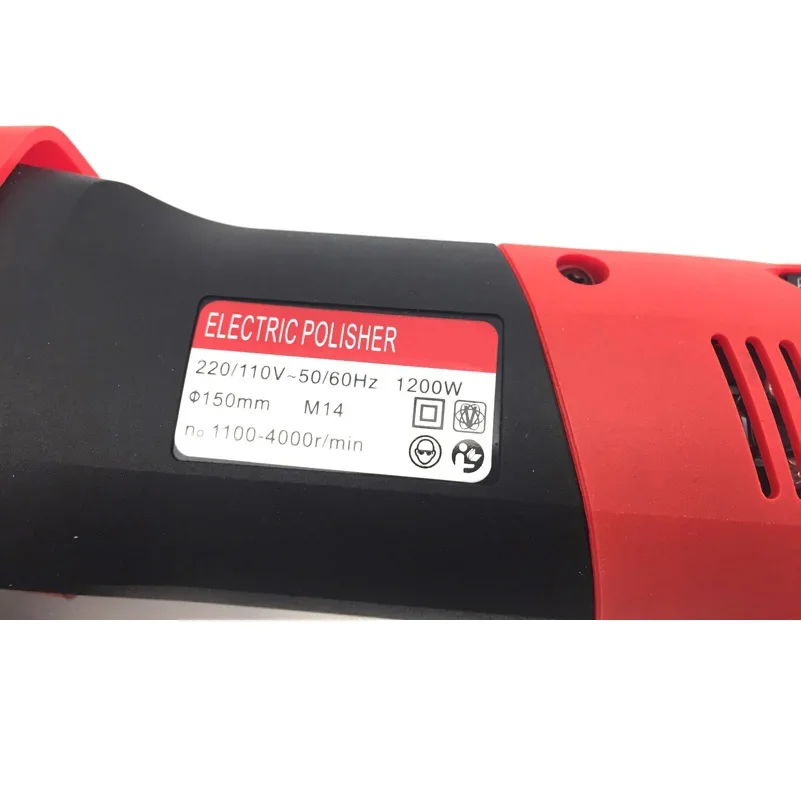 8mm Thread Throw 1200w Forced Rotation Dual Action DA Random Orbital Polisher