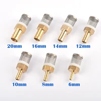 6-19mm Stainless Steel Mesh Filter 1/2" Female Inch Garden Irrigation Pump Protection Hose Water Cleaning Mesh Brass Filter 1