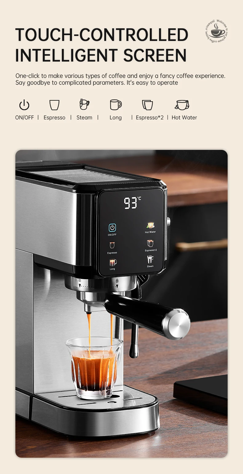 Description Picture 4 of itemFully Automatic One Cup Coffee Machine Coffee Maker Hot & Iced Single Serve Coffee Maker For K-Cup And Grounds