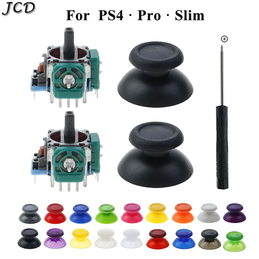 Jcd Thumbsticks Caps Per Ps4 Pro Slim Controller 3D Rocker Analogico Joystick Modulo Sensore Potenziometro