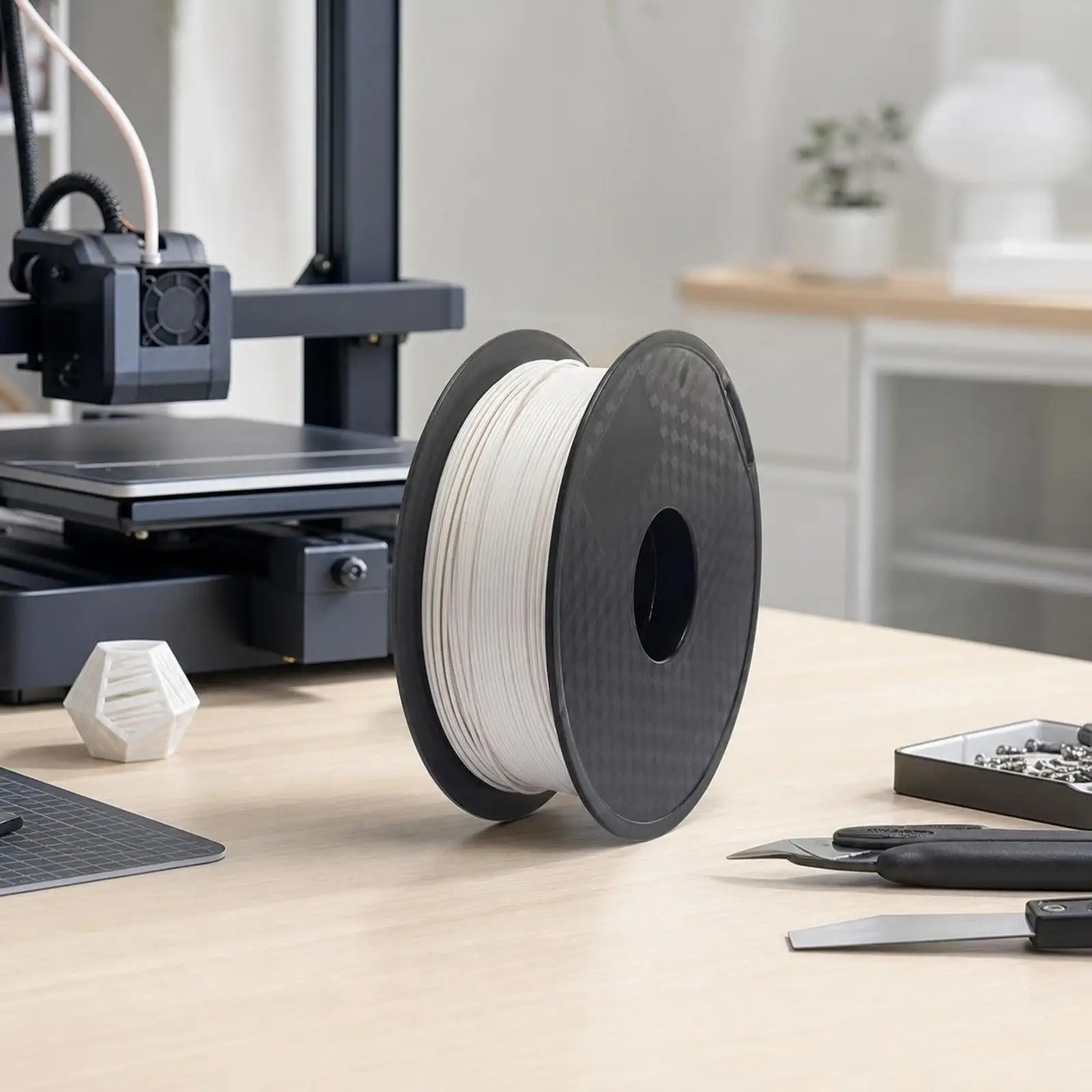 전문가용 PETG 3D 프린터 필라멘트 1KG 고성능 범용 부품 필라멘트 프린팅을 위한 안정적인 소재 1.