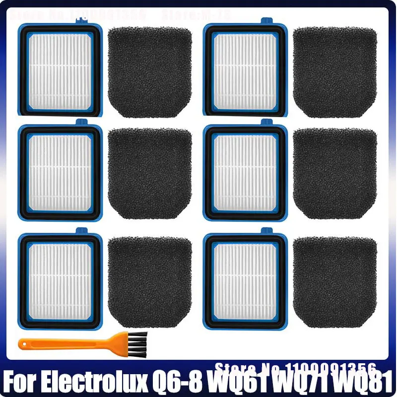 Description Picture 2 of itemReplacement Washable HEPA Filter For Electrolux Q6-8 WQ61 WQ71 WQ81 Vacuum Cleaner Accessories Filter Cleaning Tool Spare Parts