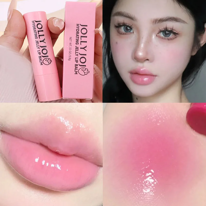 

Jelly Mirror Lipstick Lip Balm Water Light Color Lip Tint Transparent Pink Lasting Moisturizer Lip Gloss Lips Care Korean Makeup