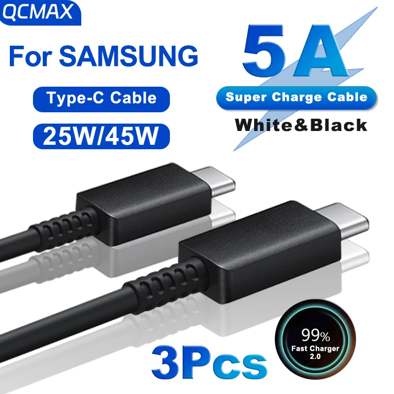 High-Speed 45W USB-C to USB-C Charging Cable with PD Technology