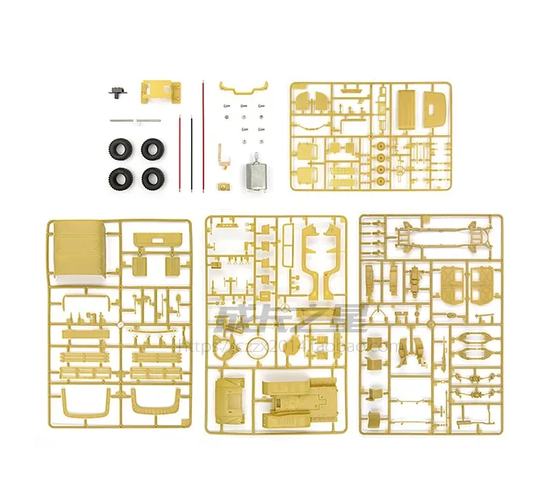 1/35 Military Armored Troop Carrier Assembly Toy