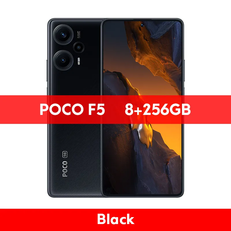 Xiaomi Poco F5 256 GB 12 GB BLACK XIAOMI