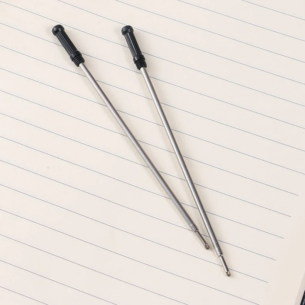 50pcs Pen Refills for Twist Pens Ballpoint Pen Refills Black Refill for Most Metal Ballpoint Pen Black Ink Refill Ballpoint