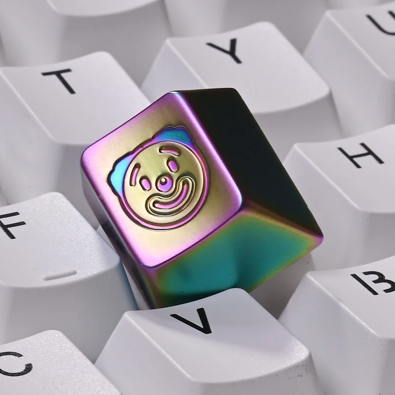 キーボード用の完全な金属製キーキャップ,Cherryプロファイルr4