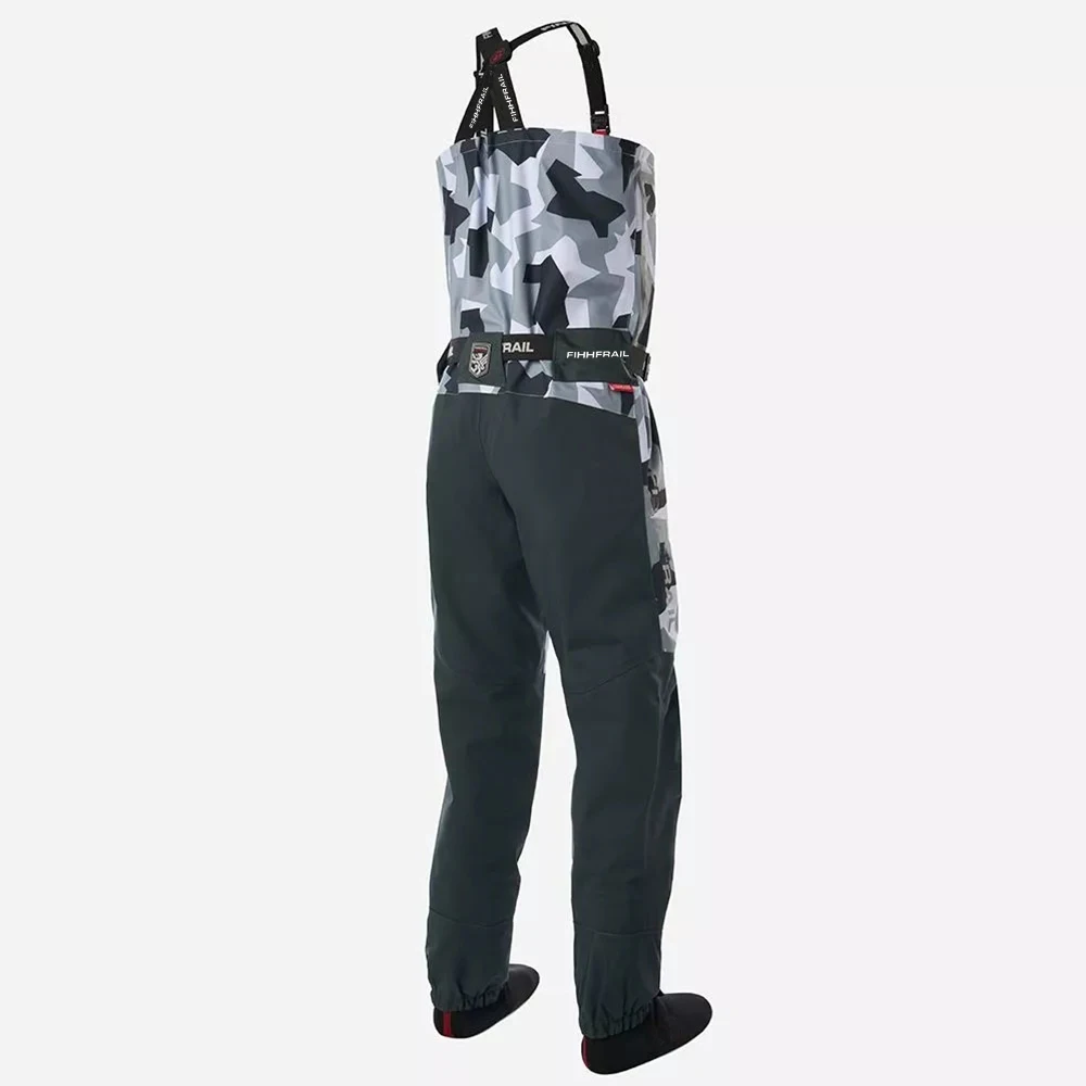 HARD-TEX TEX&reg; Waterproof Fly Fishing Chest Waders Stocking Foot River Hunting ATV Kayak Men's Wader Pants