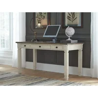 Ashley Bolanburg-Farmhouse Writing Desk with Drawers, Signature Design, Home and Office, Whitewash, 60 in 2