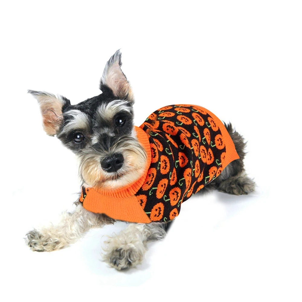 avión dos semanas Limitado Dog Clothes Christmas Dress Pumpkin Sweater Halloween Pet Clothes Sweater  Dog Ropa Perro Halloween Pet Pullovers Clothing - AliExpress