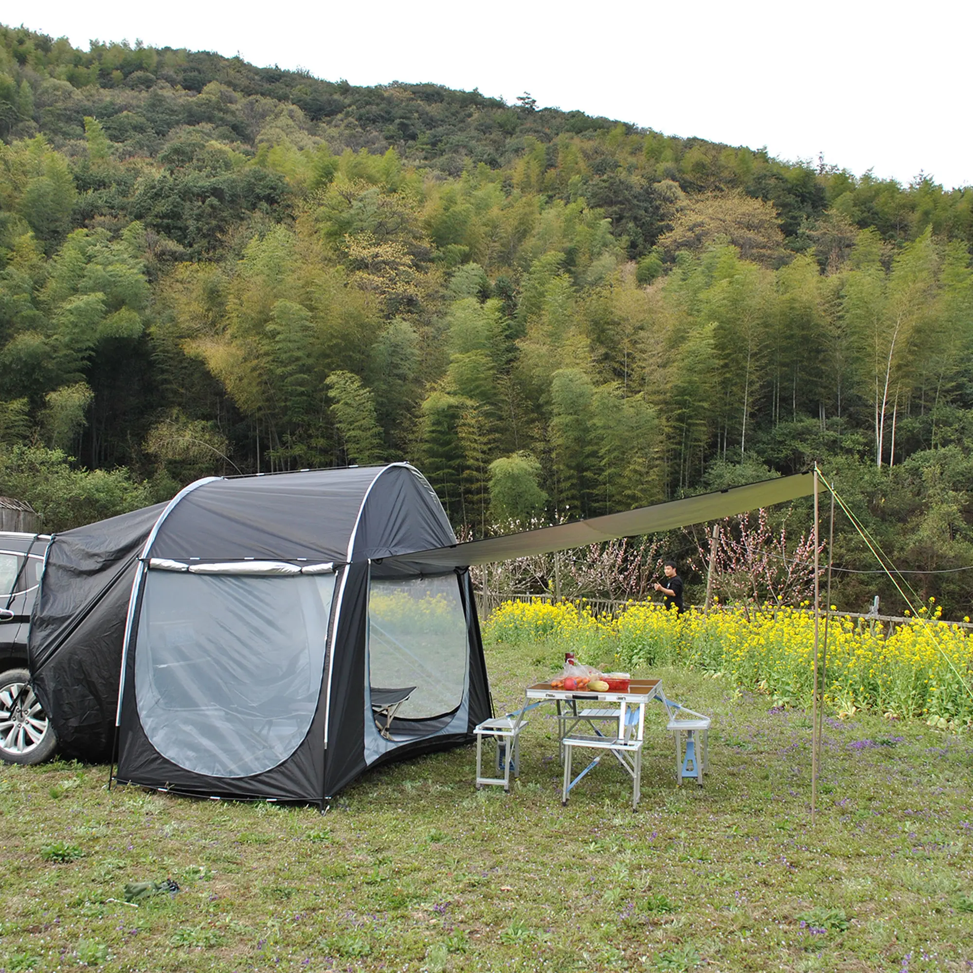 Hatchback Tent Suv Family Camping Tent Car Tailgate Tent Sun