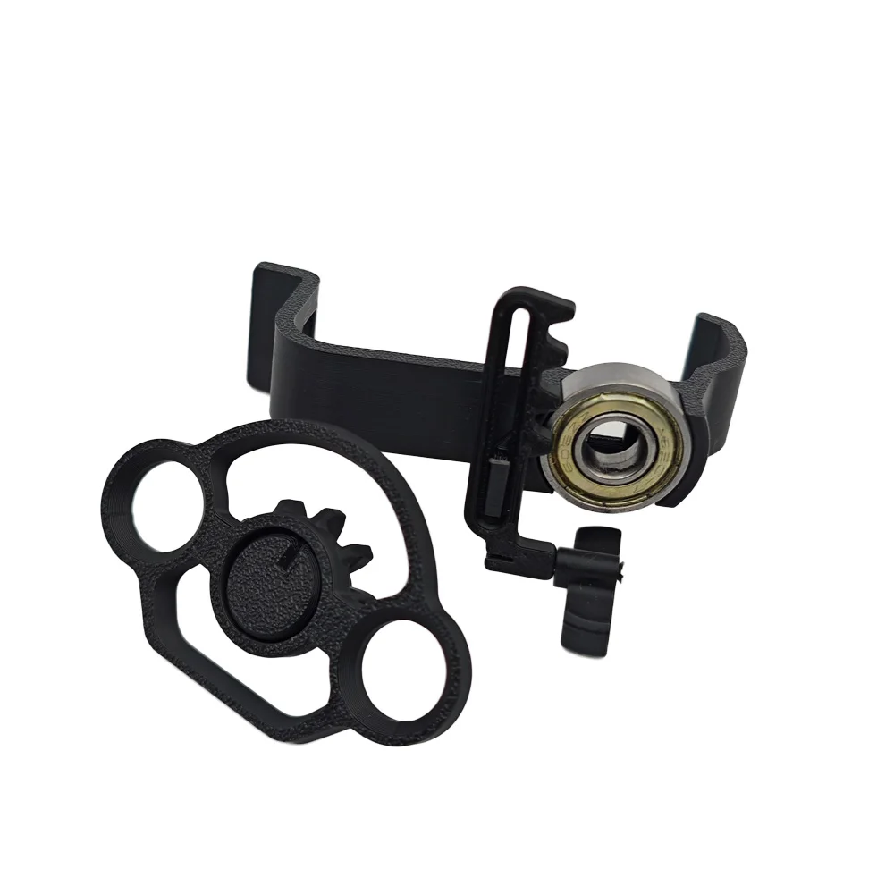 Mini 3D Printing Steering Wheel For PS5 And PS5 Slim Game Controller Auxiliary Replacement Accessories Black 14 Mini 3D Printing Steering Wheel For PS5 And PS5 Slim Game Controller Auxiliary Replacement Accessories Black 8