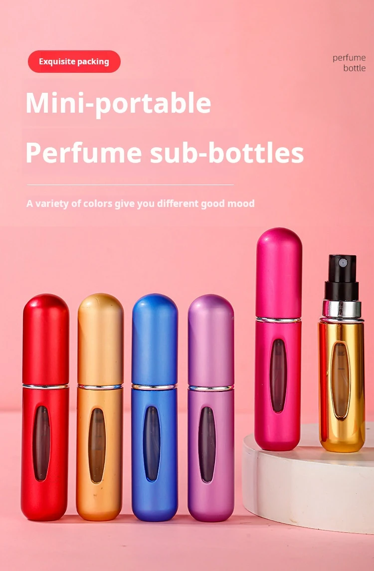5ML Mini Perfume Sub-Bottles Refillable Bottom Filling Atomizer | Portable Empty Cosmet... - UGI Packaging