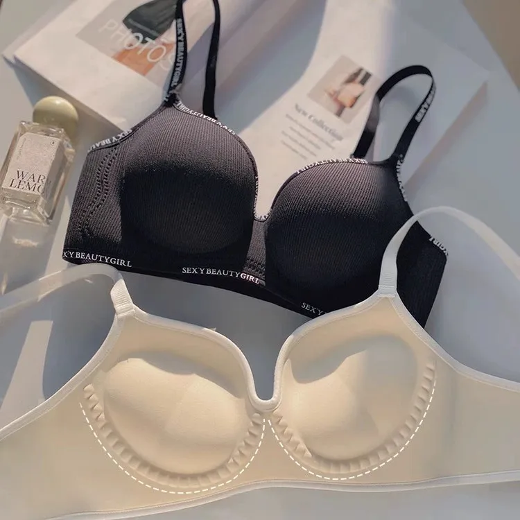 Women's Underwear Small Chest Sexy Push Up Lingerie Seamless Bra for Women Comfortable Everyday Bra Thick Bralette 32-38AB 4