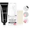 Makartt Nail Glue with Nail Glue Remover Kit: Super Strong Solid Nail Glue Gel for Press on Nails and Nail Tips Art Supplies 1