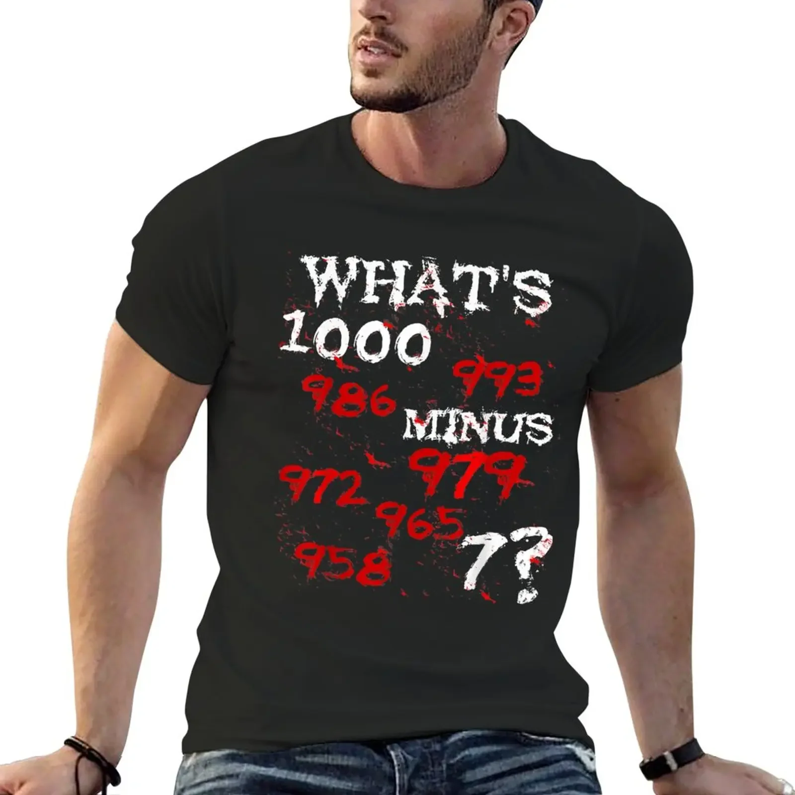 

Футболка What's 1000/минус 7 из аниме Токио, милые топы funnys, быстросохнущие футболки для мужчин
