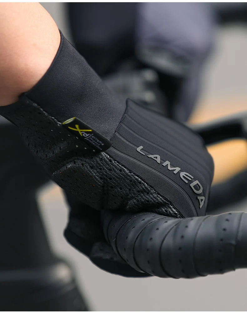 LAMEDA Herren Fahrradhandschuhe XRD Pad Touchscreen Rennrad Vollfingerhandschuhe Frühling MTB Handschuhe Atmungsaktives Fahrradzubehör – Detail 13