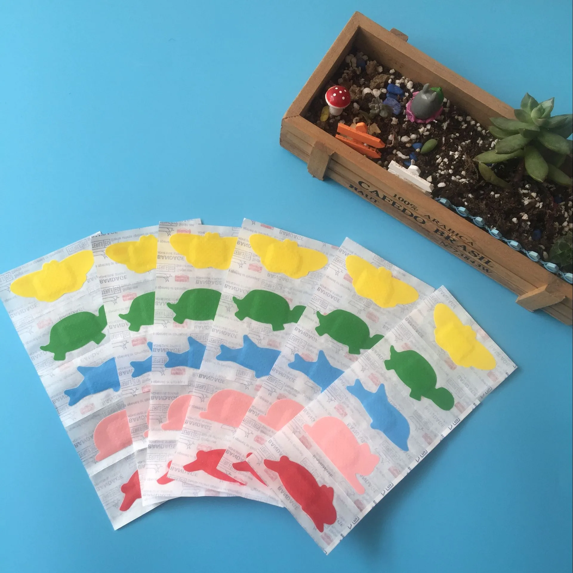 30pcs/lot Baby Bandages Cartoon Animal Shaped Children Bandaid Waterproof Elastic Kid Small Wound Patch Bandage Plaster