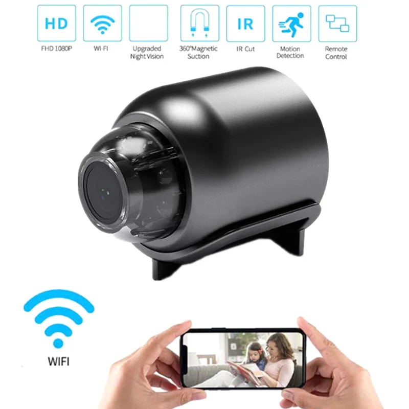 Mini Surveillance Camera X5 Mini Camera 720P Clear Night Vision Lightweight Portable Premium Cams Motion Detection Wireless Surveillance Camera