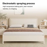 Минималистичный металлический каркас кровати, регулируемый по высоте каркас, основание кровати для спальни, основание матраса 1,2/1,5/1,8 м для внутреннего современного поддона для матраса — изображение 4