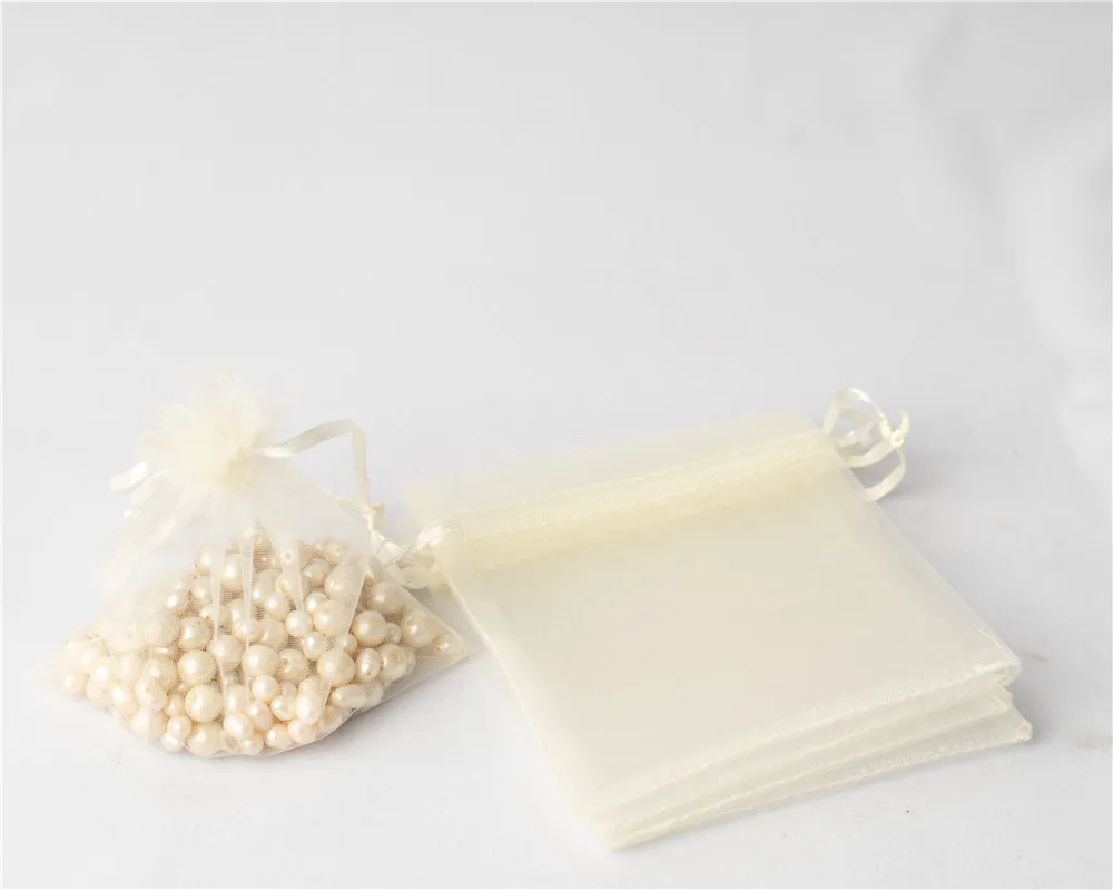 Elegant Organza Gift Bags for Special Occasions (50 Pack)