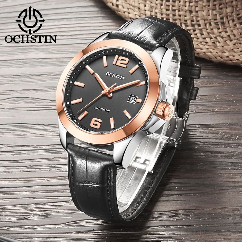 OCHSTIN new 2024city urban series personality trend automatic mechanical movement waterproof watch men's mechanical watches