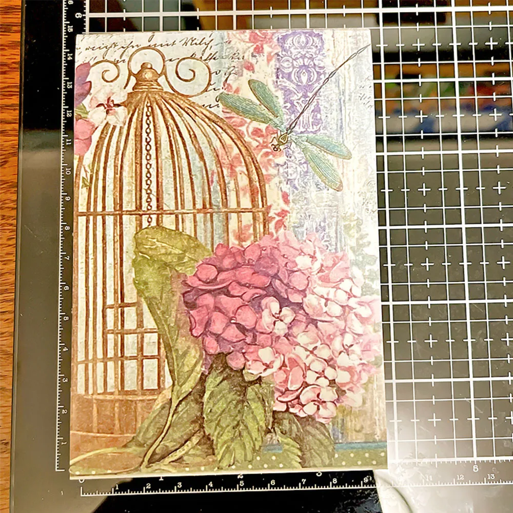 Beautiful Vintage 100Pcs Scrapbooking Retro European Garden Rose Floral Patterned Papers DIY Craft Notebook Background Cardstock