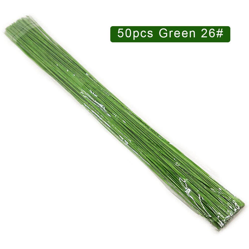 400 Fili Floreali Calibro 14 (40 Cm X 2 Mm) - Filo Rivestito Per Steli, Composizioni Floreali E Decorazioni Fai Da Te - 5