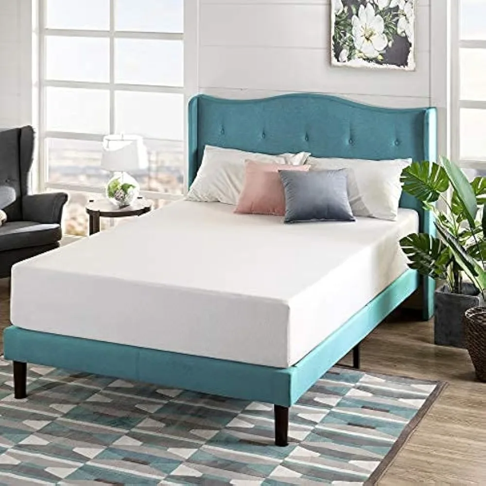 

12 Inch Green Tea Memory Foam Mattress, Fiberglass Free, Patented Custom Contour Support, Sturdy Base Foam, CertiPUR-US