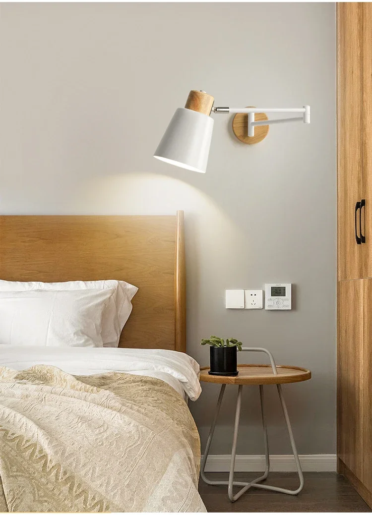 Nordic Wall Light Glass Globe Lampshade Brass Wall Sconce, Modern