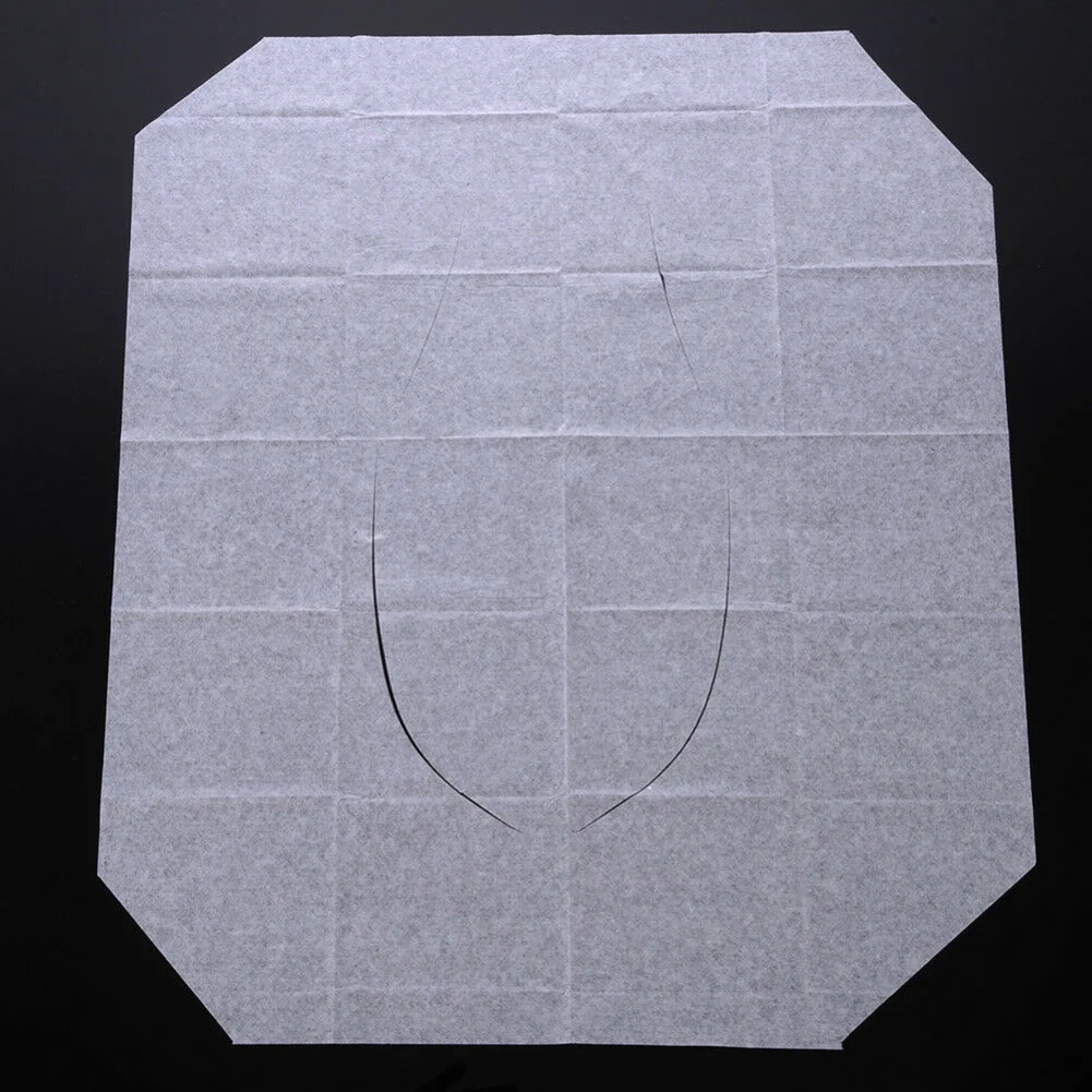 10pcs Disposable Toilet Seat Cover Safety Toilet Cushion Bathroom Accessories