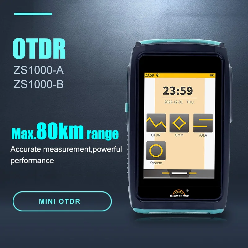 Fiber optic otdr Signal Fire-Optical Fiber OTDR Model ZS1000-A/ZS1000-B 100km