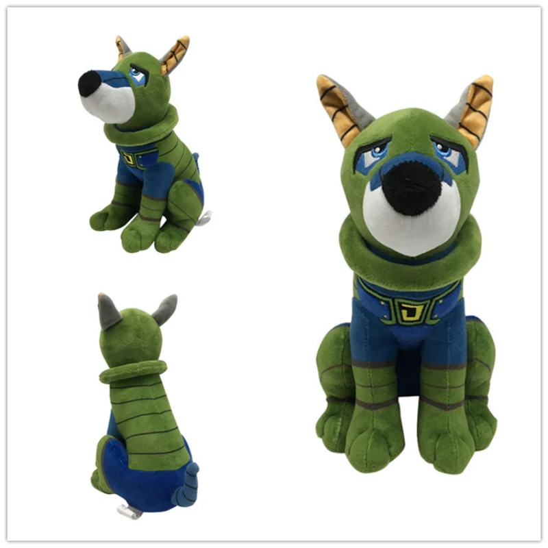 

25cm Scoob Dynomutt Anime Plush Toys Cartoon Machinery Dog Stuffed Doll Car Accessories Action Figure Pillow Kids Birthday Gifts