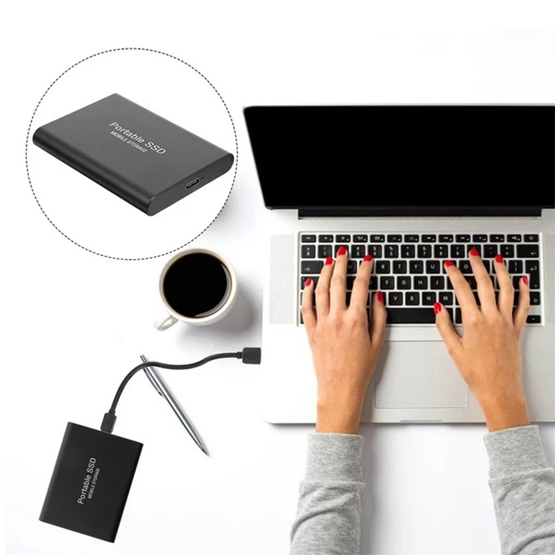Disque dur externe portable haute vitesse, SSD M.2, USB 3.1, USB Type-C, 500  Go, 500 Go, 1 To, 2 To, 4 To, 8 To, Lapmedicents, PS4 - AliExpress
