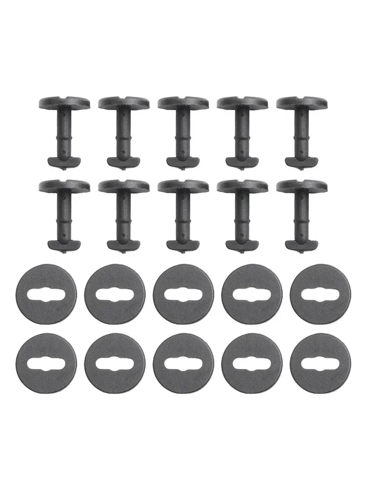 10pcs For BMW Floor Carpet Mat Clips E36 E46 E38 E39 Series Lock With Washers Foot Pad Buckle 51471881521, 82119410191 Accessori