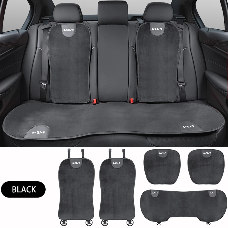 Plush Car Seat Cover Backrest Protect Mat Nonslip Cushion For Kia