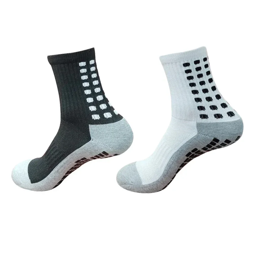 

High Quality New Football Socks Men and Women Sports Mid-calf Socks Non-slip Silicone Bottom Soccer Basketball Grip Sports Socks