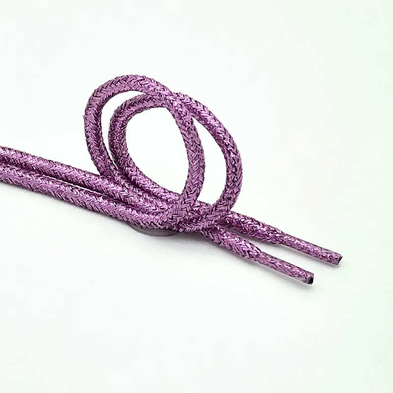 Vibrant 24-Color Metallic Shoelaces