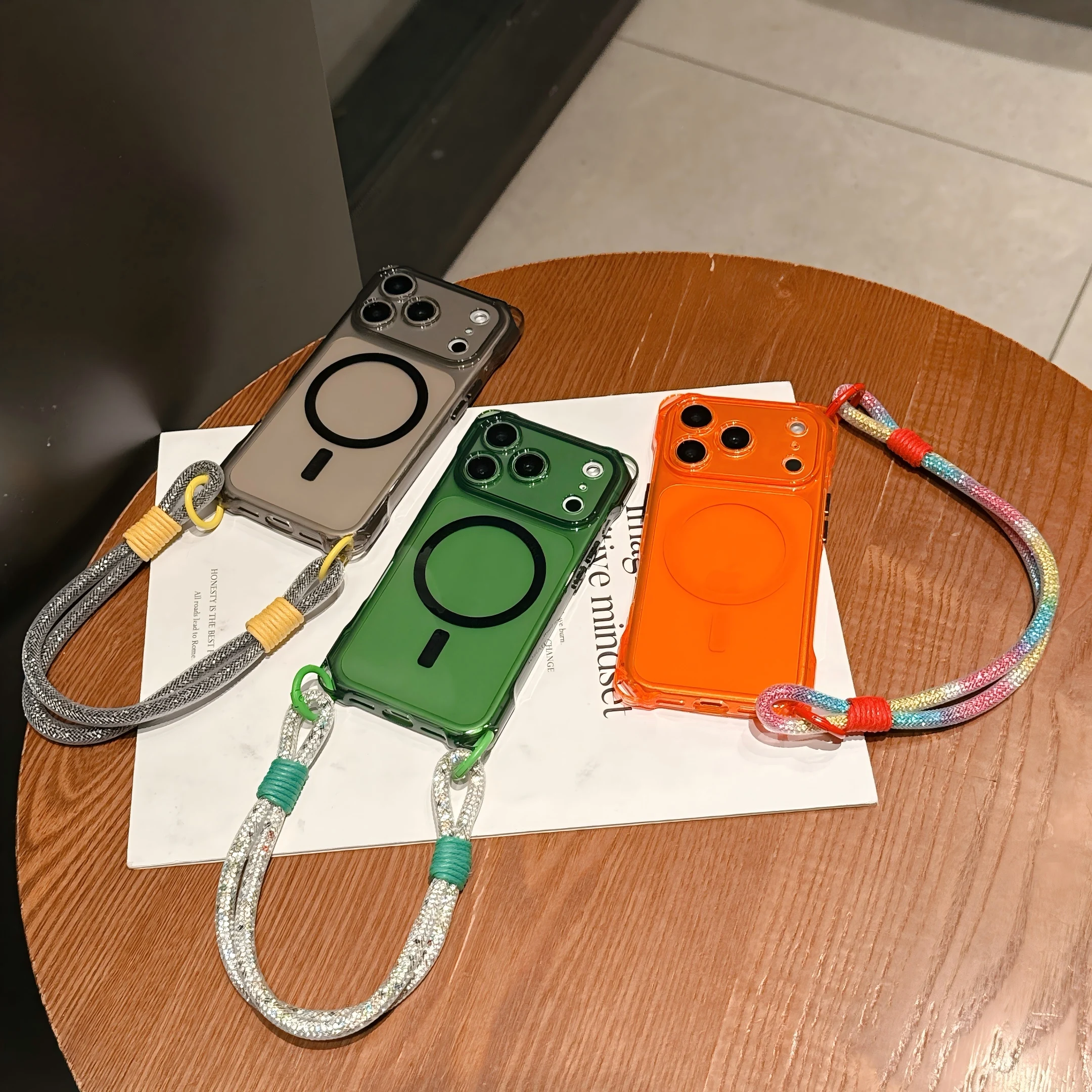 Premium Hanging Strap Phone Case - Anti-Drop, Magnetic Attachment, Superior Protection