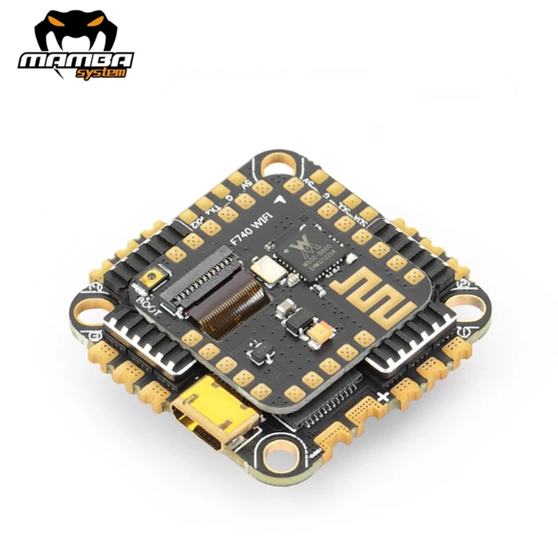 

DIATONE MAMBA F740 MK4 AIO Flight Controller W/ BLHeli_32 F40_128K 40A ESC BASIC/WIFI SpeedyBee App 25.5mm 3-6S for RC FPV Drone