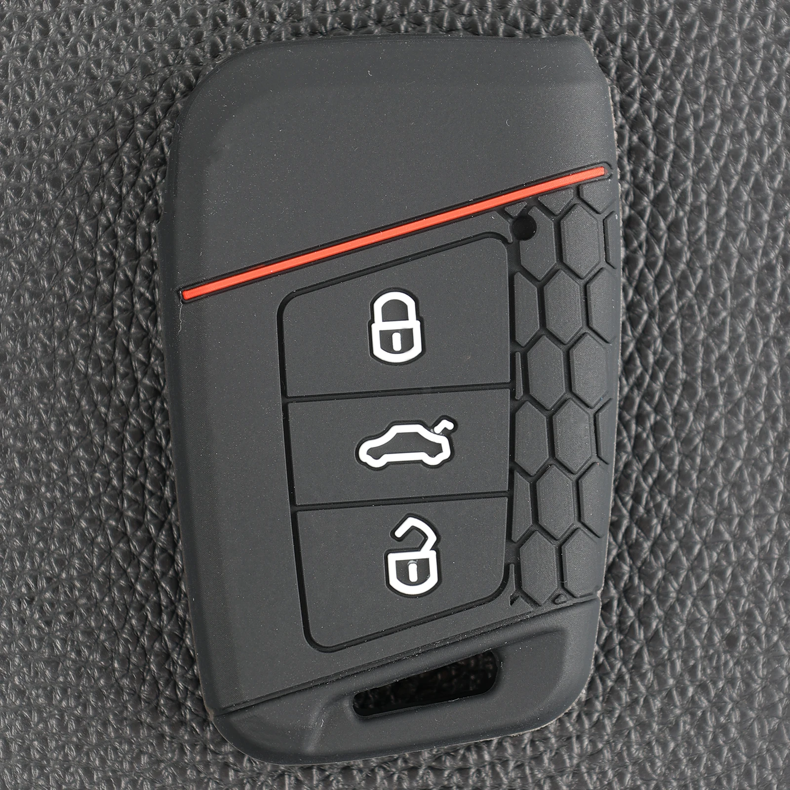 Fernbedienung Smart Auto Schlüssel Fall Abdeckung Silikon Schlüssel Fob Ring Halter Schützen Für VW Passat B8 Jetta Skoda Superb Kodiaq 2020 2021 2022 – Detail 2