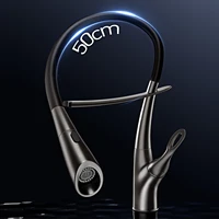 Robinet de cuisine Gestan en laiton brossé doré avec interrupteur tactile, noyau de valve en céramique à poignée unique, robinet d'évier d'eau chaude et froide 3