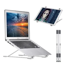 

Oatsbasf Portable Aluminium Laptop Stand For Macbook Air Pro Lenovo DELL Tablet Foldable Laptop Legs Adjustable Notebook Stand