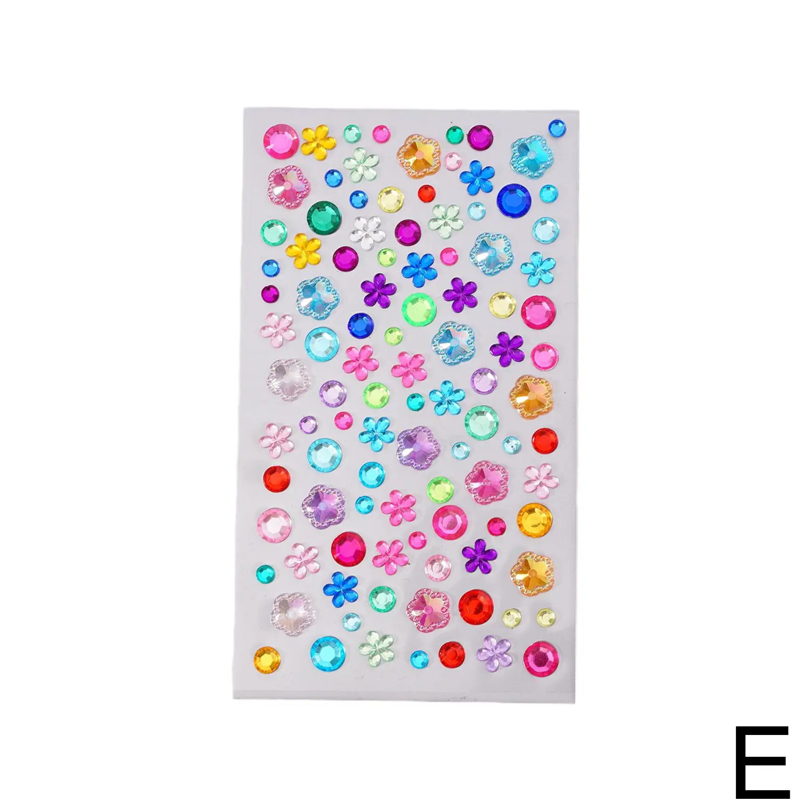 Kinder 3D Edelstein AufkleberDIY Acryl Diamant Kristall Selbstklebende Aufkleber Funkelnden Strass Aufkleber für kinder Mädchen Dekor U0K2 – Detail 38