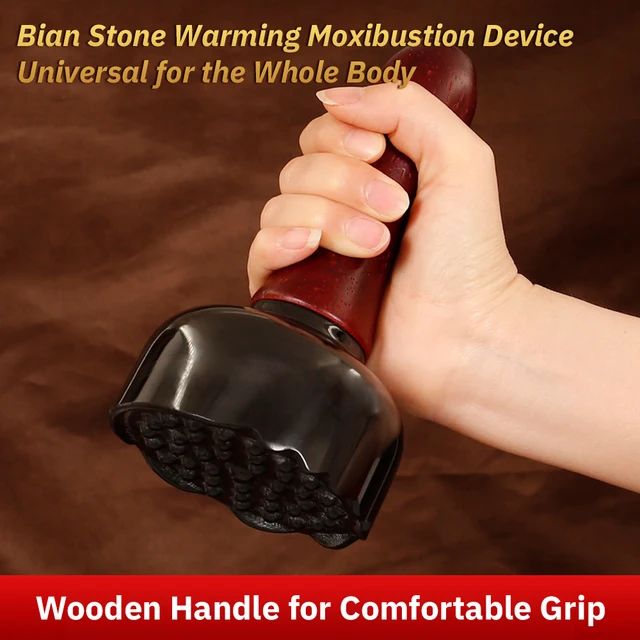 Hot Stone Electric Gua Sha Massager Natural Bianstone GuaSha Scraping Back Neck Face Relax Muscles Massage Skin Lift Care Spa