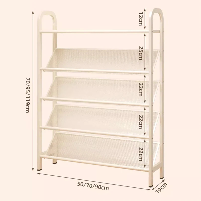 Iron Magazine Rack Floor Standing Wall-Mounted Multi-Layer Bookshelf Living Room Literature Organizer Office Furniture FYMR